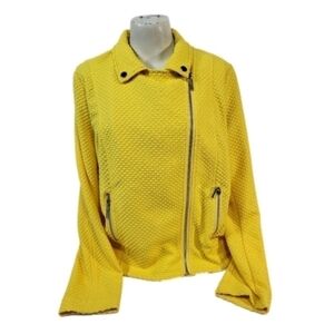 Nygard Yellow Zip Up Jacket